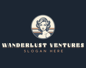 Retro  Fashion Lady Logo