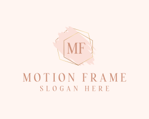 Feminine Watercolor Makeup logo design