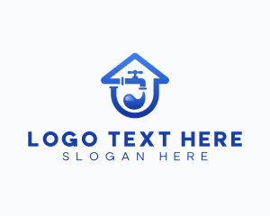 Sink - Faucet Water Plumbing logo design