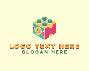 Toy Store - Toy Puzzle Block logo design
