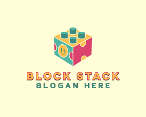 Toy Puzzle Block logo design