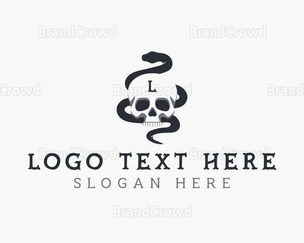 Skull Snake Venom Logo