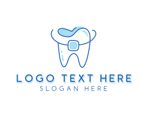 Tooth Care - Dentist Tooth Orthodontist logo design