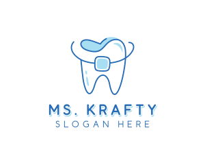 Dentist Tooth Orthodontist Logo