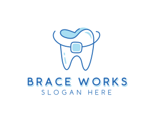 Dentist Tooth Orthodontist logo design