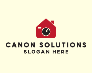 Camera Lens House logo design