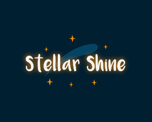 Shooting Star Lighting Wordmark logo design