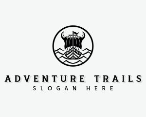 Viking Ship Adventure logo design