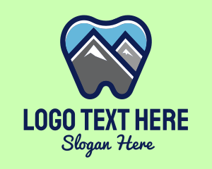 Braces - Mountain Peak Dental logo design