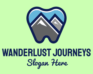Oral Hygiene - Mountain Peak Dental logo design