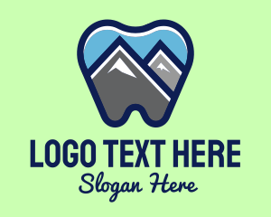 Molar - Mountain Peak Dental logo design