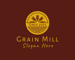 Mill - Wheat Farm Bakery logo design