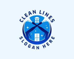 Pressure Washing Maintenance logo design