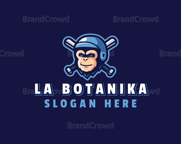 Monkey Baseball Bat Logo