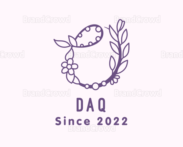 Purple Flower Decor Logo