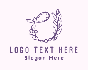 Purple Flower Decor  Logo