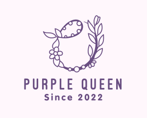 Purple Flower Decor  logo design