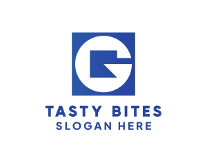 Modern - Blue Square G logo design