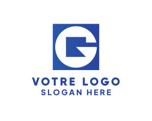 Machinery - Blue Square G logo design
