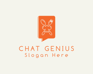 Restaurant Gourmet Chat logo design