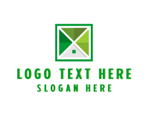 Wooden - House Floor Pattern logo design