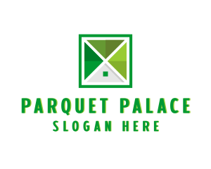 Parquet - House Floor Pattern logo design