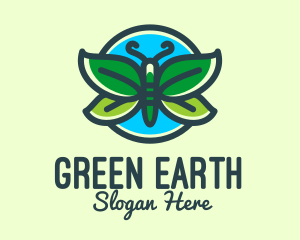 Ecology - Butterfly Leaf Ecology logo design