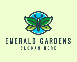 Butterfly Leaf Ecology logo design