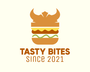 Fast Food - Viking Burger Sandwich logo design