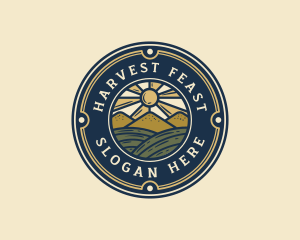 Farm Harvest Field logo design