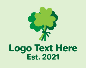 Irish - Green Shamrock Bundle logo design