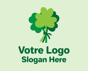 Green Shamrock Bundle  Logo