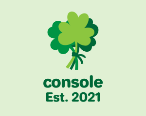 Eco Friendly - Green Shamrock Bundle logo design