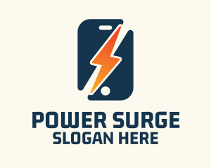 Surge - Mobile Phone Charge logo design