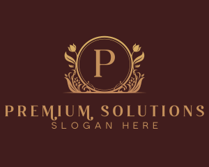 Premium Elegant Flower logo design