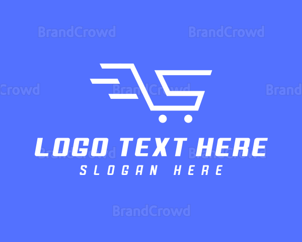 Shopping Cart Letter S Logo