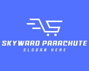 Shopping Cart Letter S logo design