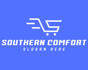 Shopping Cart Letter S logo design