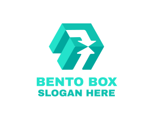 Box Arrow Delivery logo design