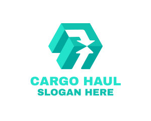 Box Arrow Delivery logo design