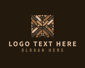 House - House Wood Flooring logo design