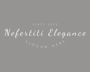 Cursive Elegant Brand logo design