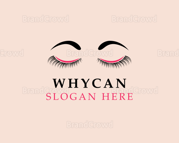 Beauty Eyelashes Cosmetics Logo
