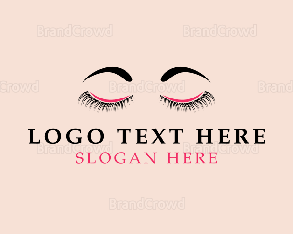 Beauty Eyelashes Cosmetics Logo