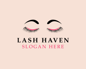 Beauty Eyelashes Cosmetics logo design