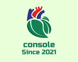 Eco Friendly - Organic Heart Leaf logo design