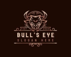 Cattle Bull Cow logo design