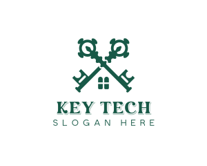 Realtor Residence Key logo design