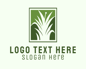 Green Grass Lawn Service  Logo