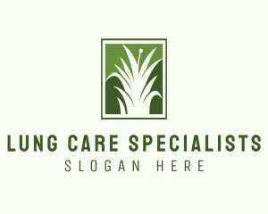 Green Grass Lawn Service  logo design